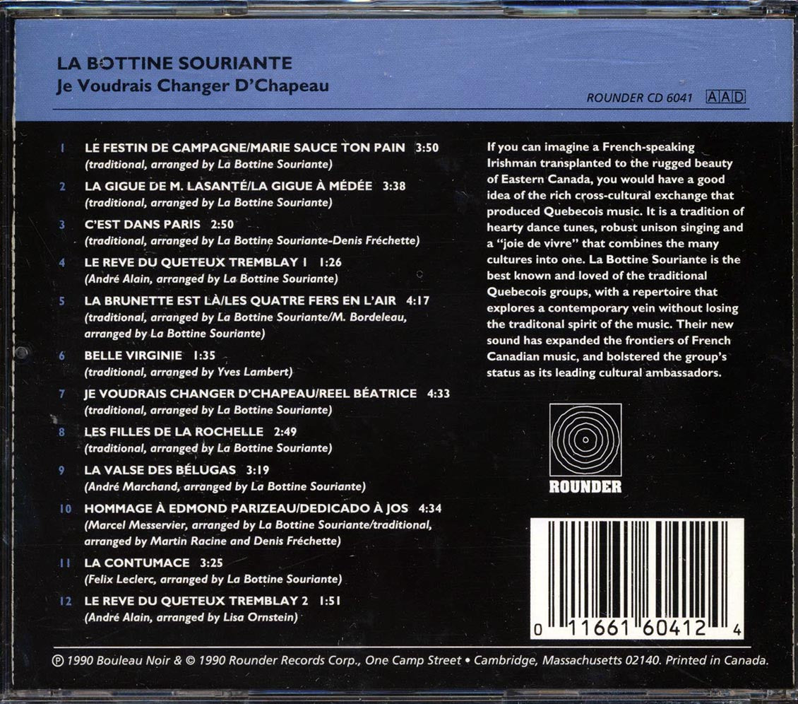 La Bottine Souriante - Je Voudrais Changer D'Chapeau