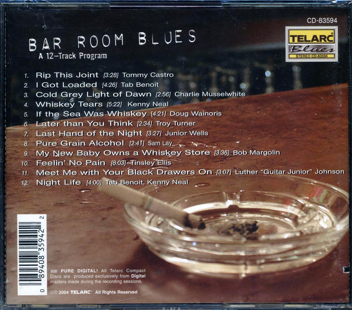 Tommy Castro, Tab Benoit, Charlie Musselwhite, Kenny Neal, Etc. - Bar Room Blues: A 12-Track Program