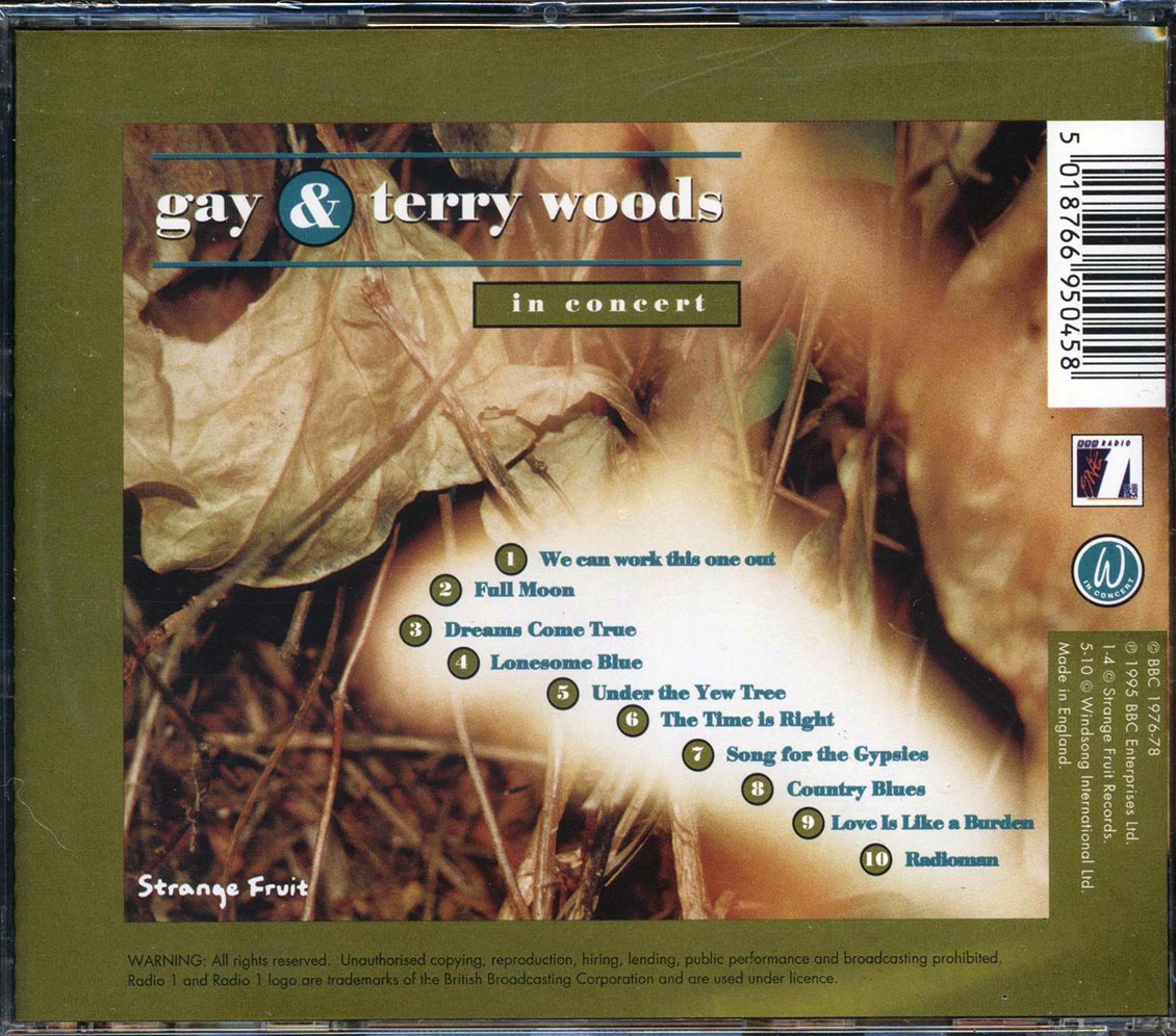 Gay & Terry Woods - In Concert