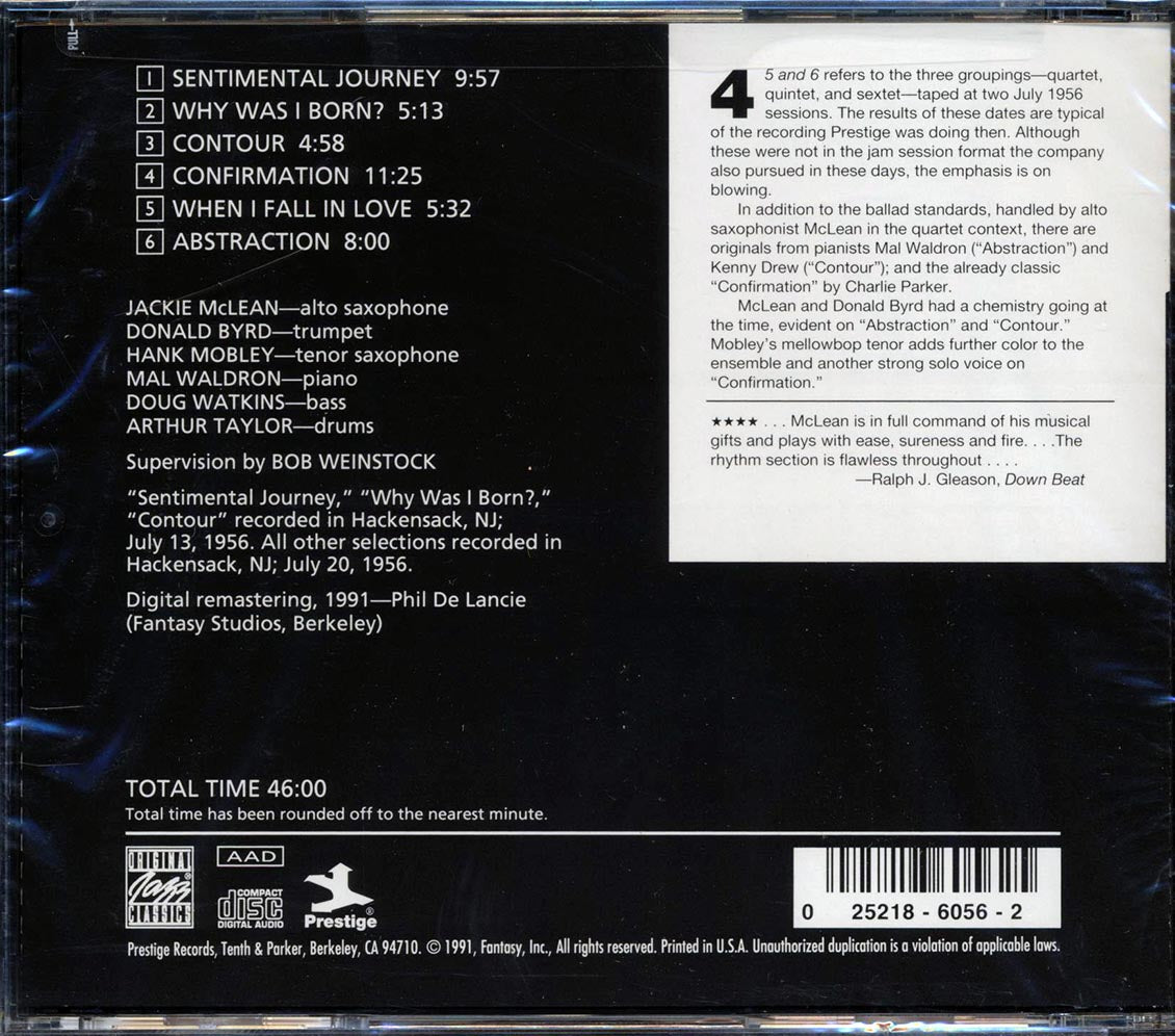 Jackie McLean - 4, 5, And 6
