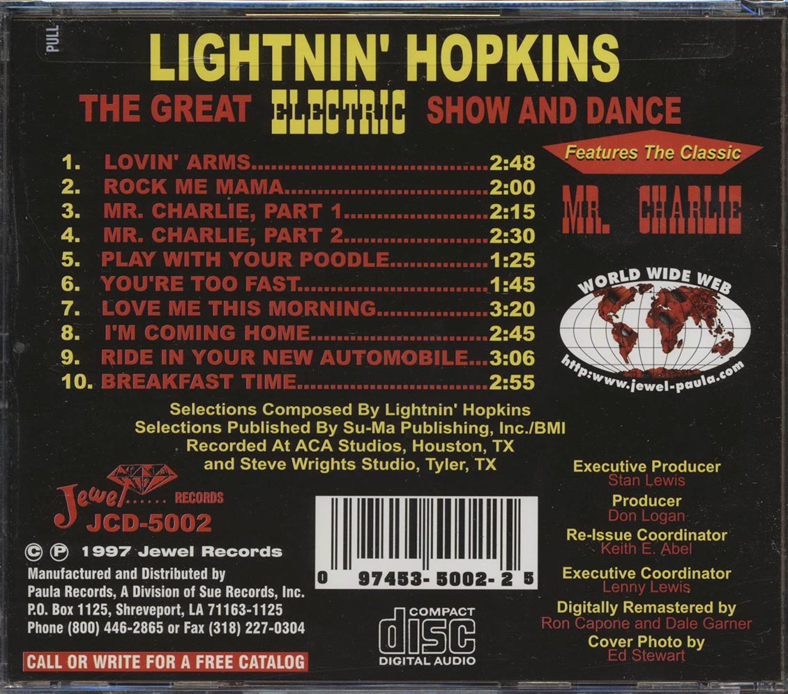 Lightnin' Hopkins - The Great Electric Show And Dance