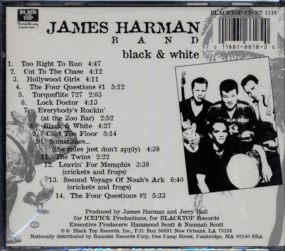 James Harman Band - Black & White