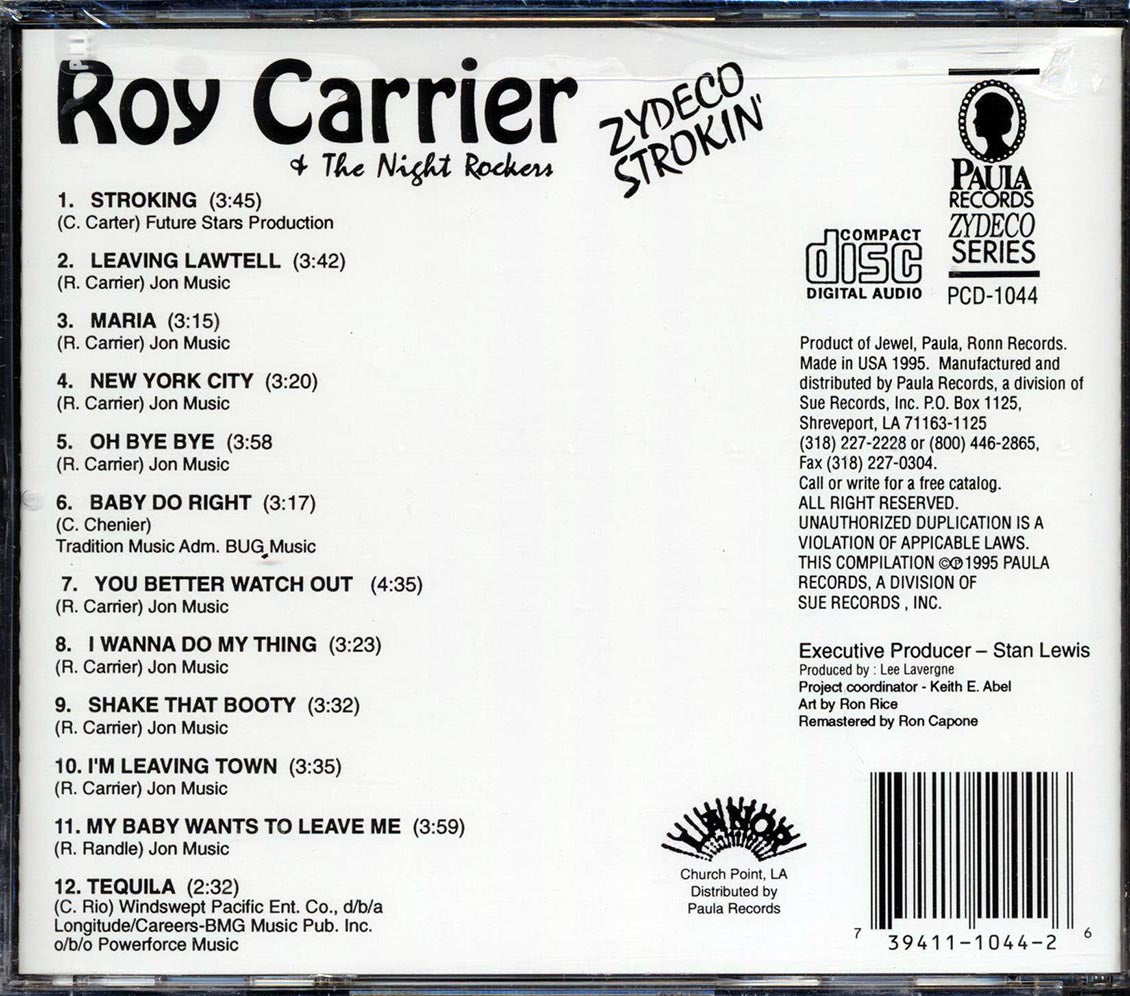 Roy Carrier & The Night Rockers - Zydeco Strokin'