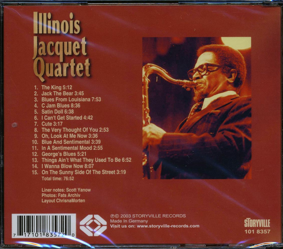 Illinois Jacquet Quartet - Live At Schaffhausen