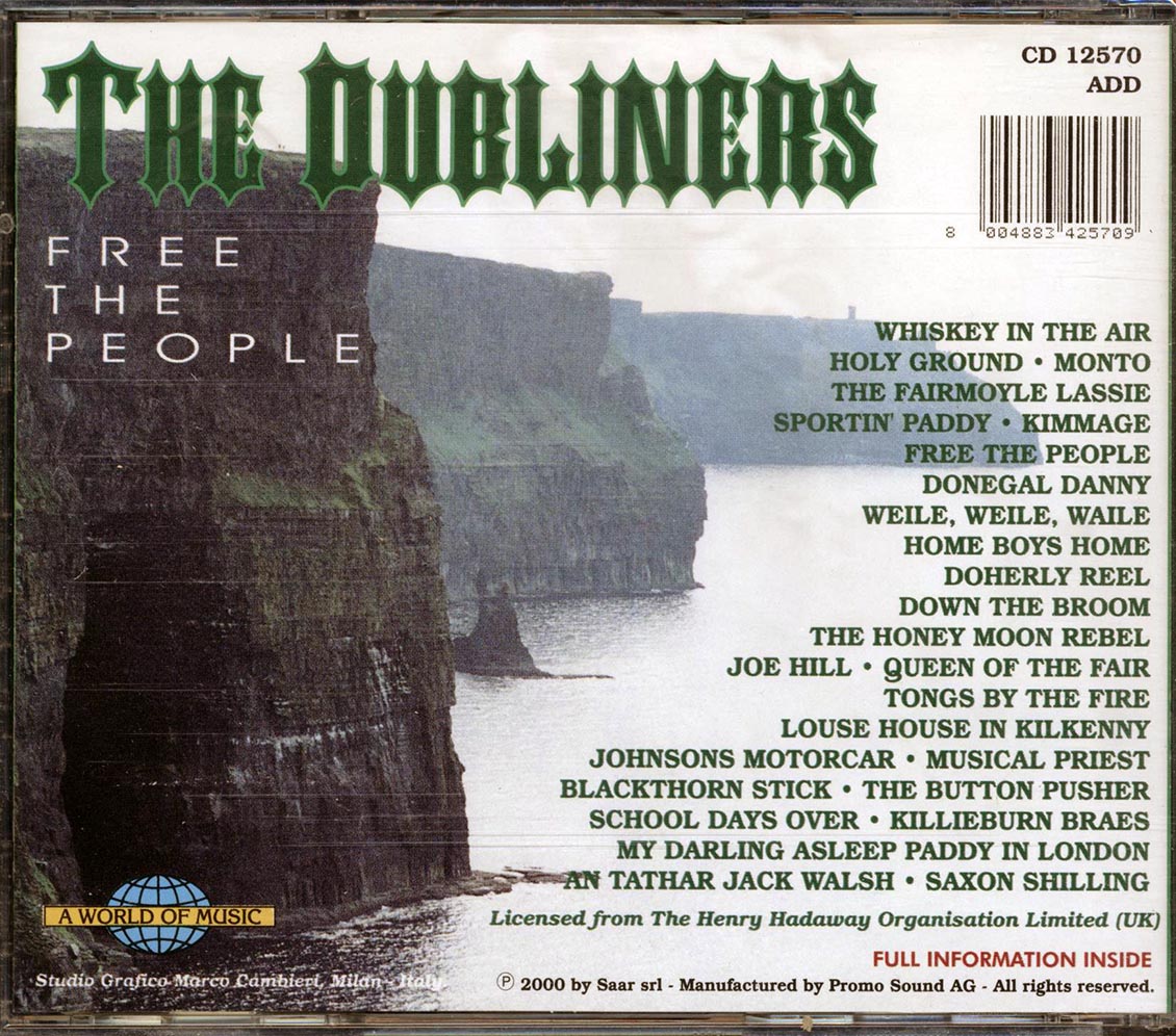 The Dubliners - Free The People