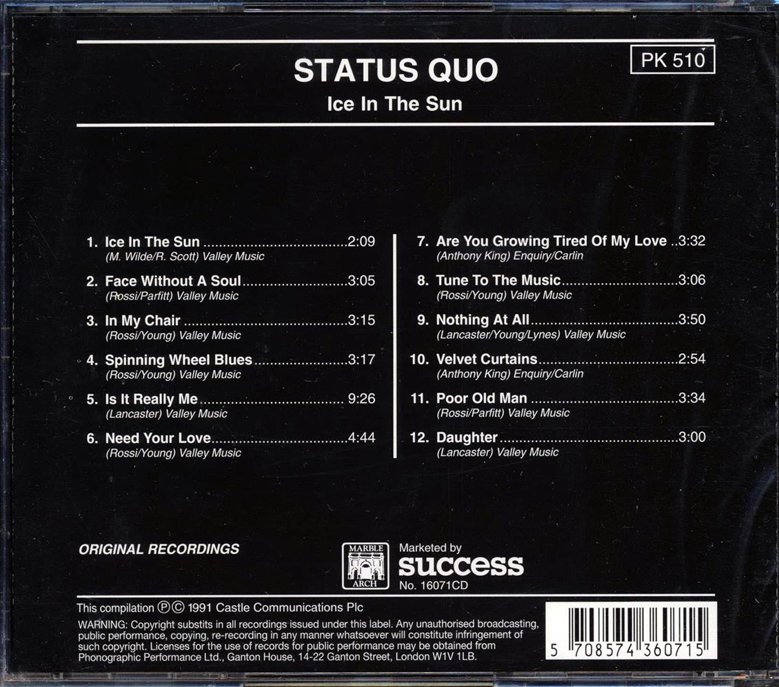 Status Quo - Ice In The Sun