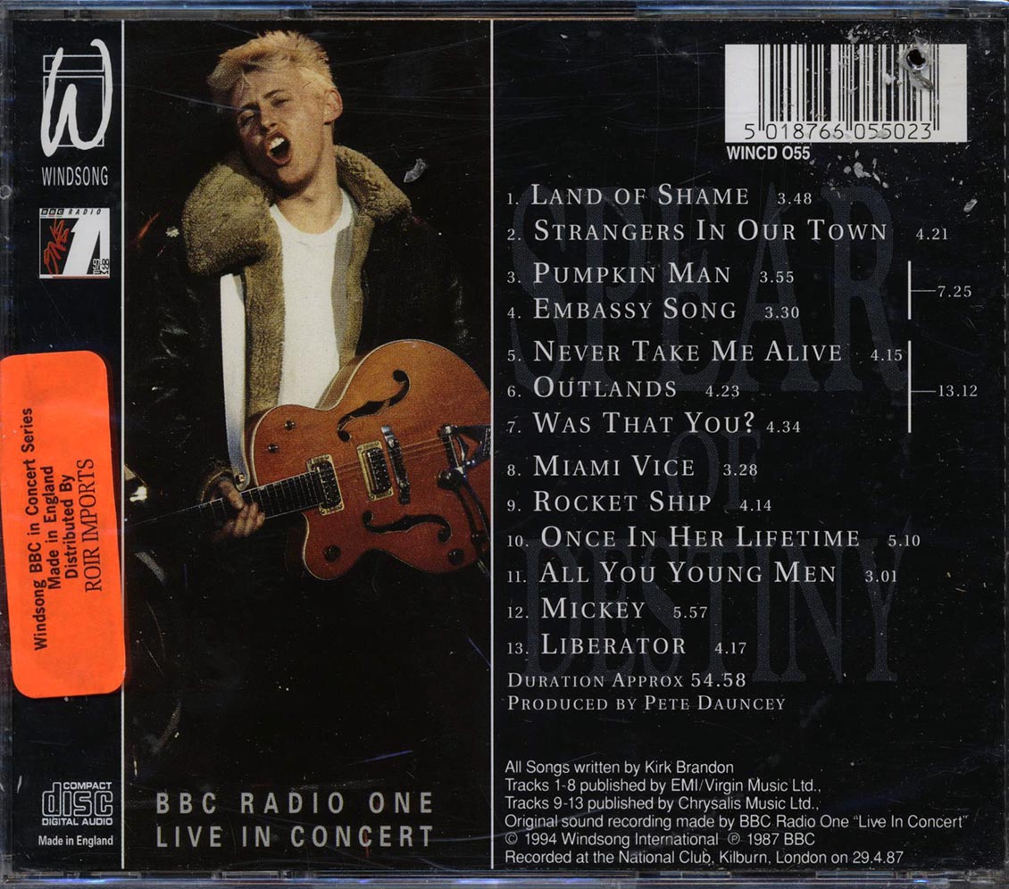 Spear Of Destiny - BBC Radio One Live In Concert (marked/ltd stock)