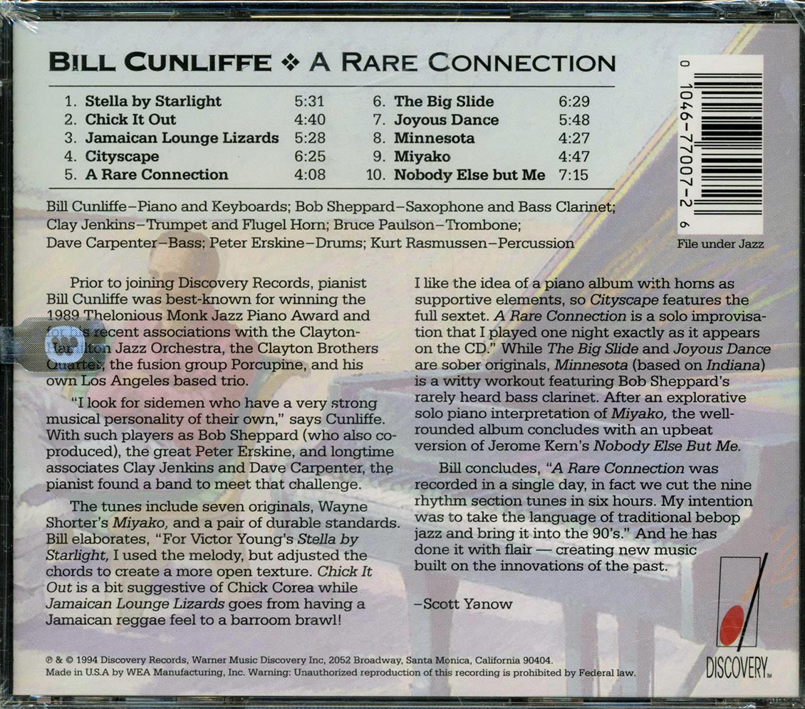 Bill Cunliffe - A Rare Connection