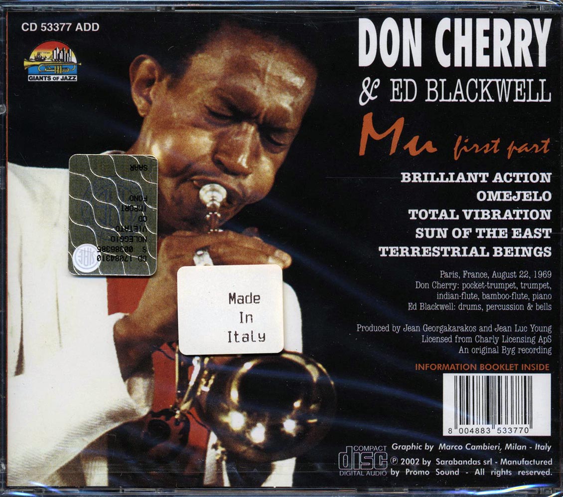 Don Cherry, Ed Blackwell - Mu First Part