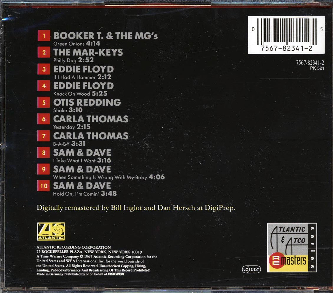 Booker T & The MG's, The Mar-Keys, Eddie Floyd, Etc. - The Stax/Volt Revue Volume 1: Live In London