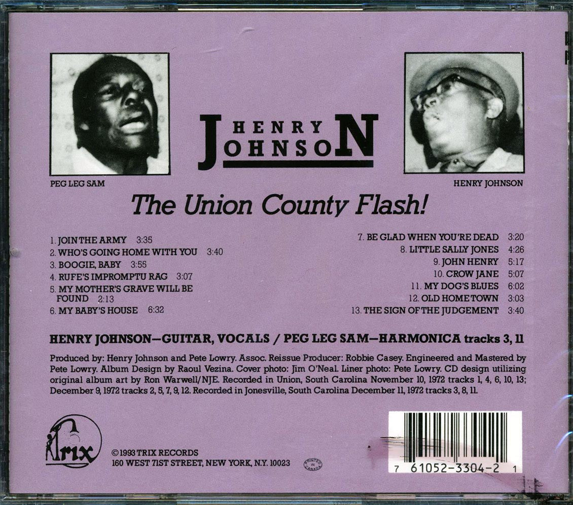 Henry Johnson - The Union County Flash