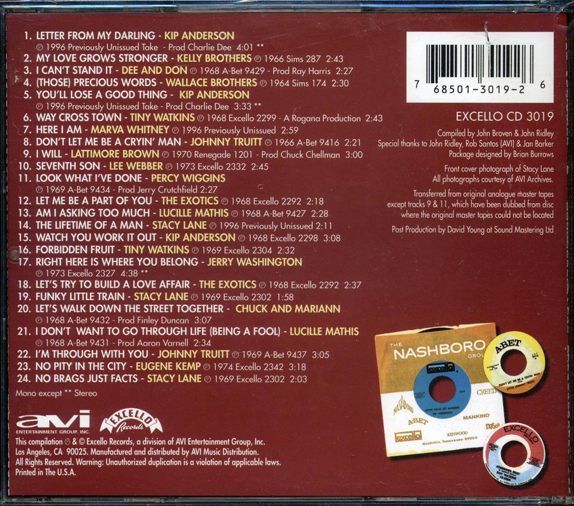 Kip Anderson, Kelly Brothers, Dee & Don, Etc. - The Heart Of Southern Soul Volume 2: No Brags Just Facts (24 tracks)