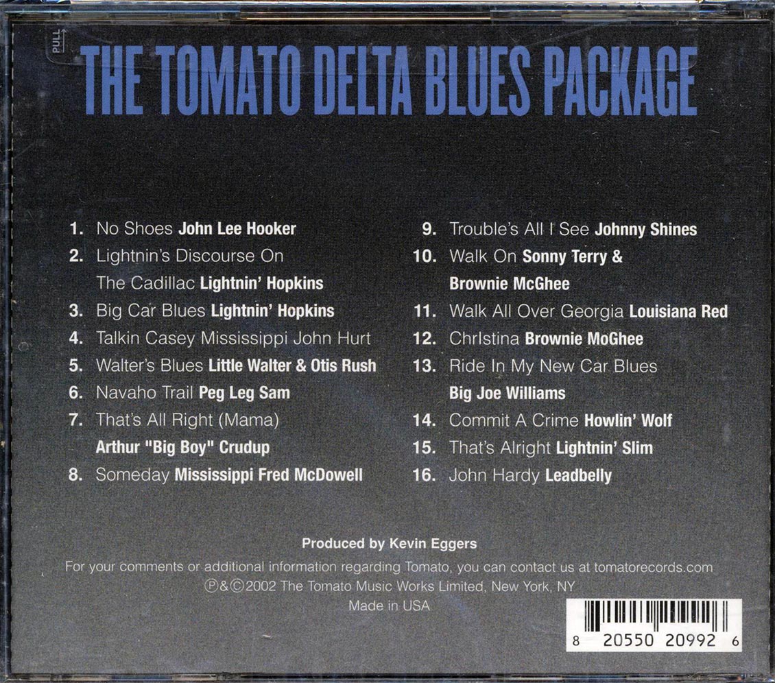 John Lee Hooker, Lightnin' Hopkins, Mississippi John Hurt, Etc. - The Tomato Delta Blues Package