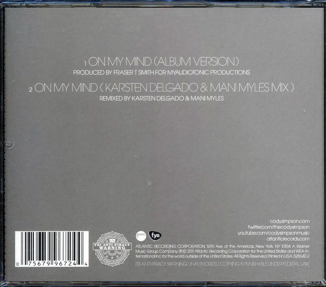 Cody Simpson - On My Mind