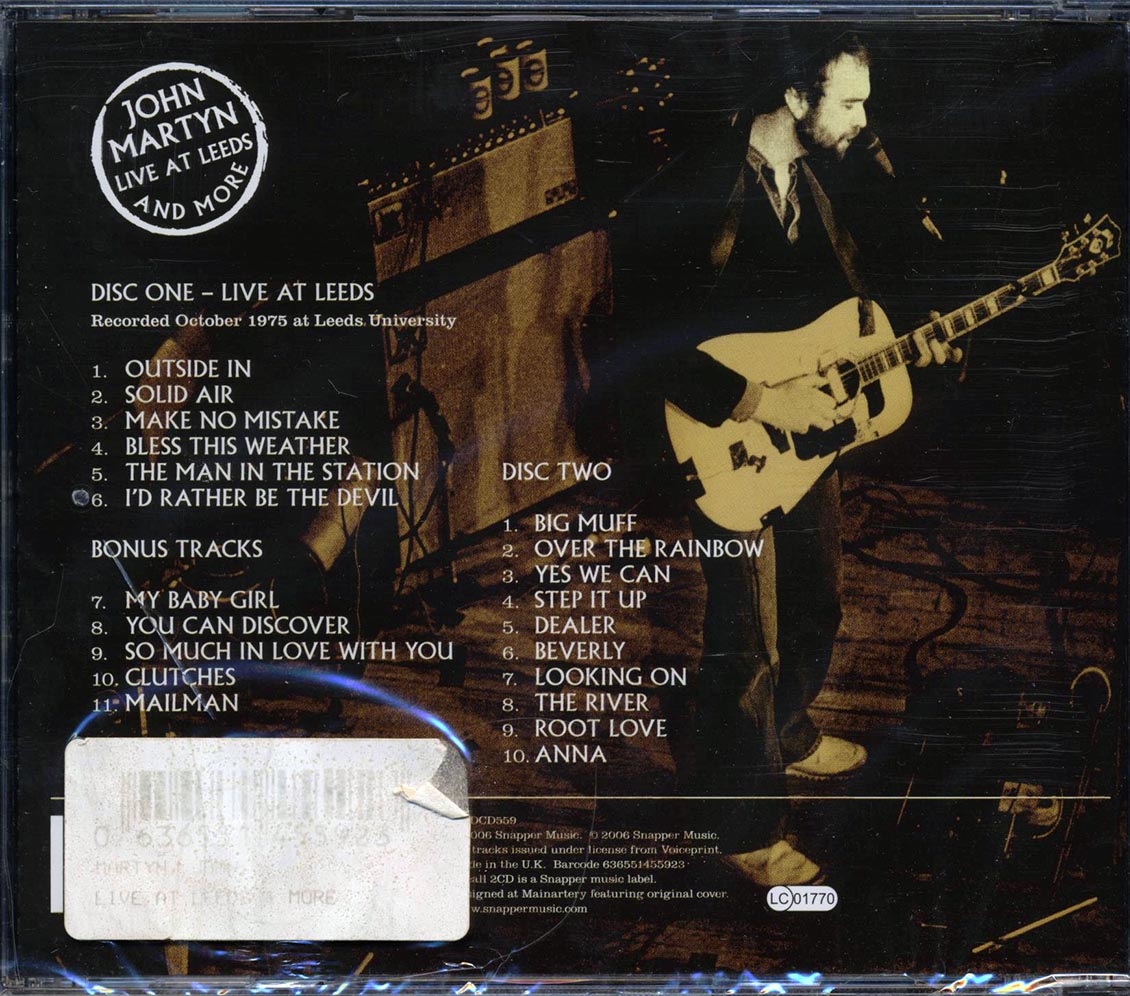 John Martyn - Live At Leeds And More (2xCD)