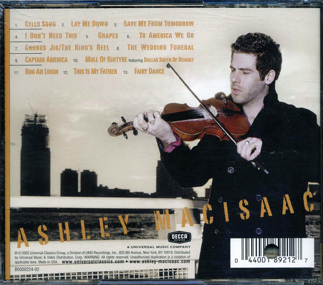Ashley Macisaac - Ashley Macisaac (promo) (marked/ltd stock)