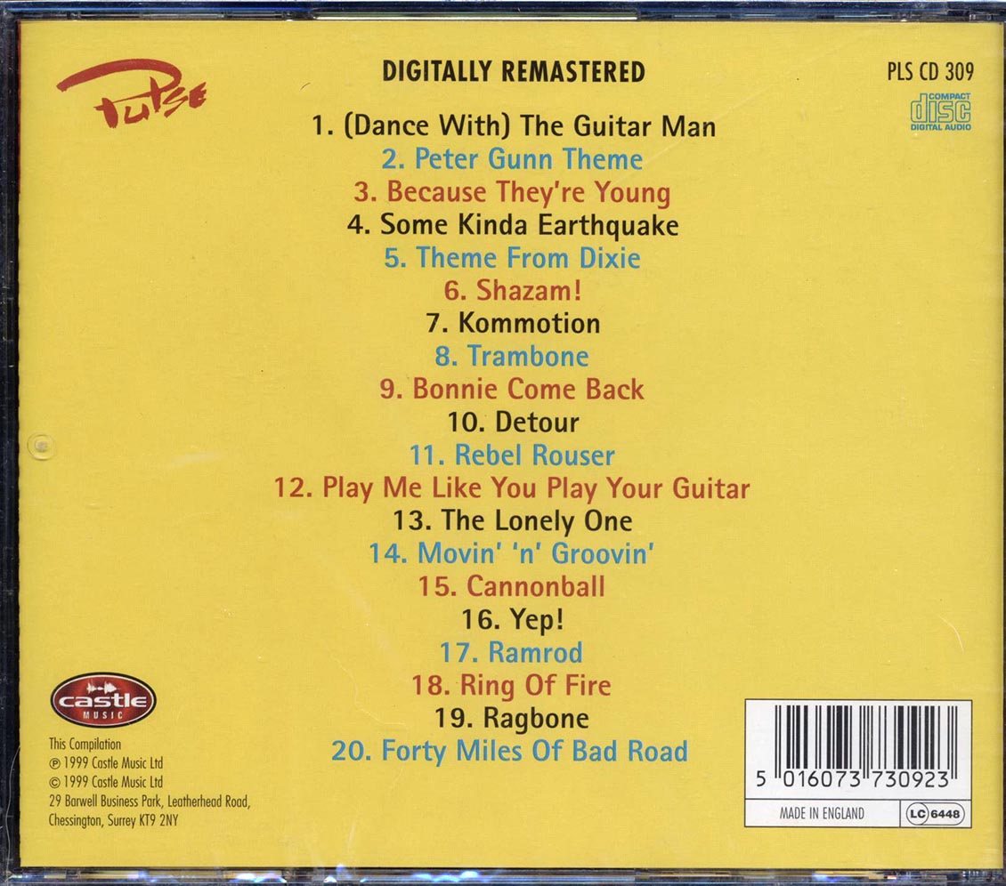 Duane Eddy - Mr. Twangy Guitar (20 tracks) (remastered)