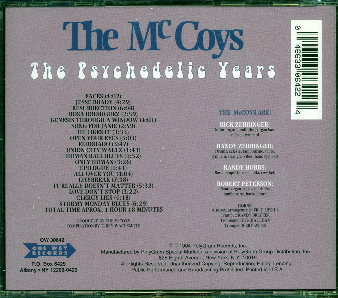 The McCoys - The Psychedelic Years