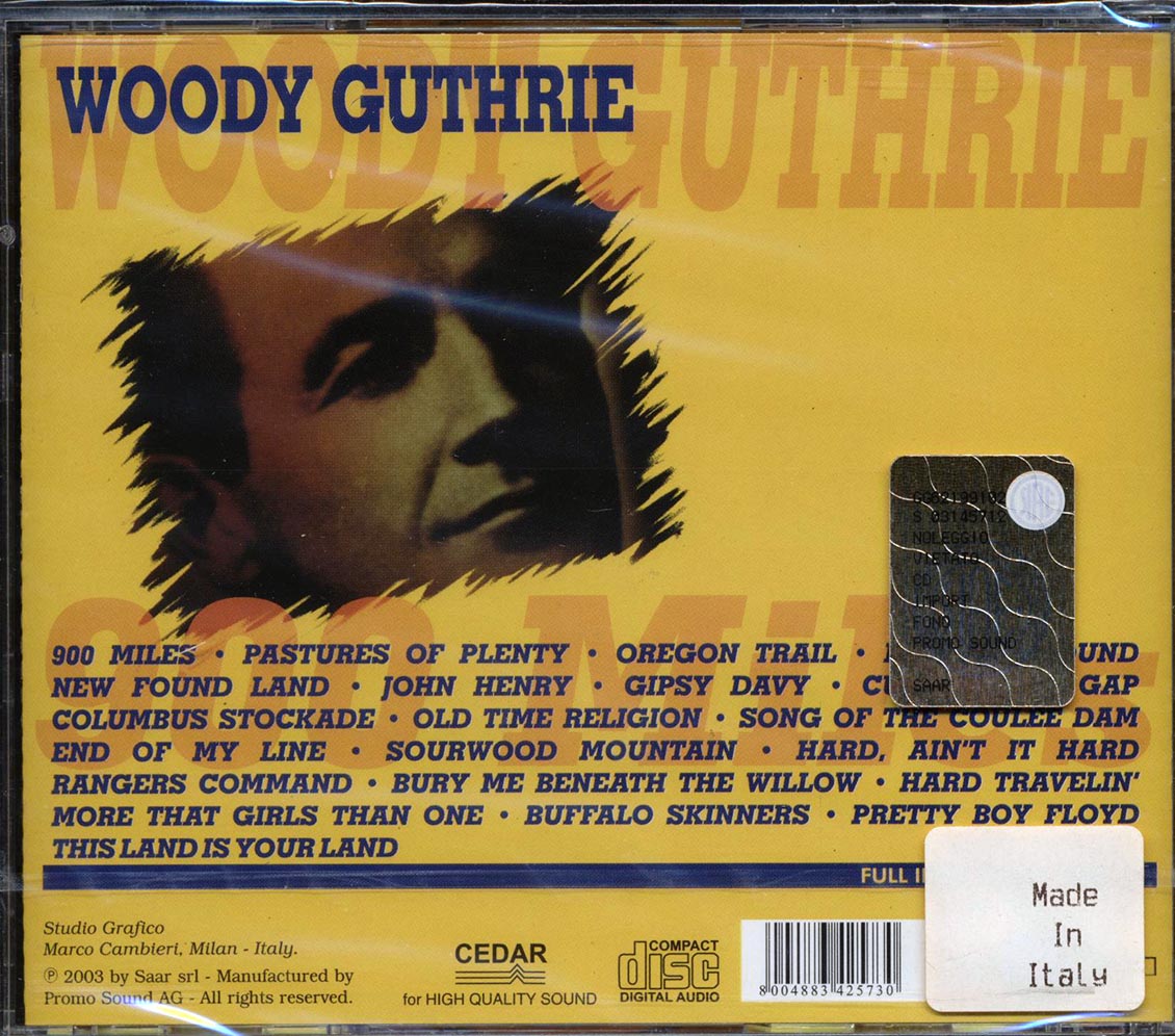 Woody Guthrie - 900 Miles