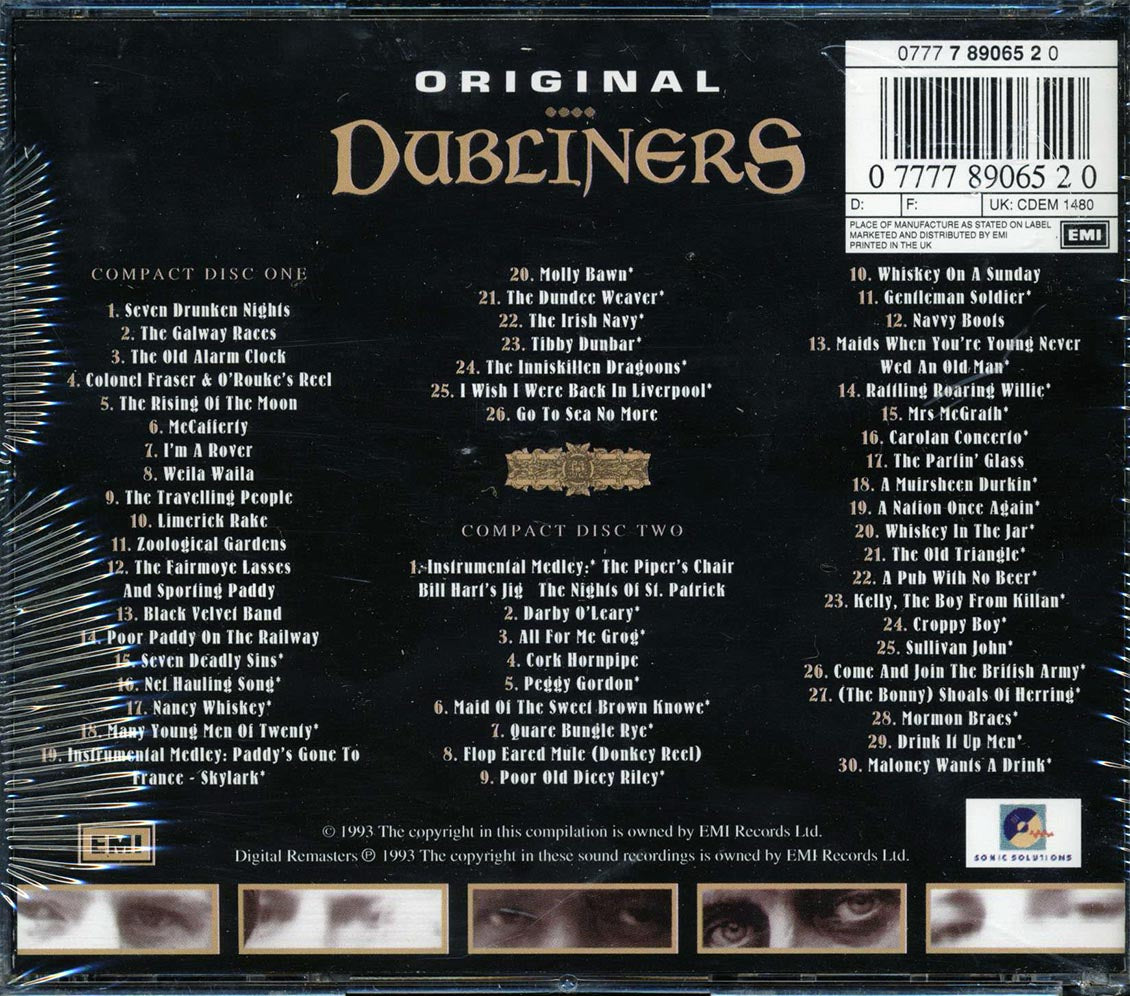 The Dubliners - Original Dubliners 1966-1969 (4 albums on 2 CDs) (56 tracks) (2xCD) (remastered)