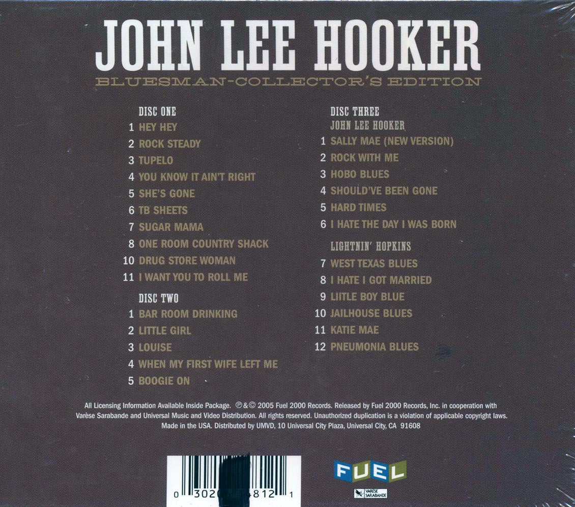 John Lee Hooker Jr. - Bluesman: Collectors Edition (29 tracks) (3xCD) (box set)