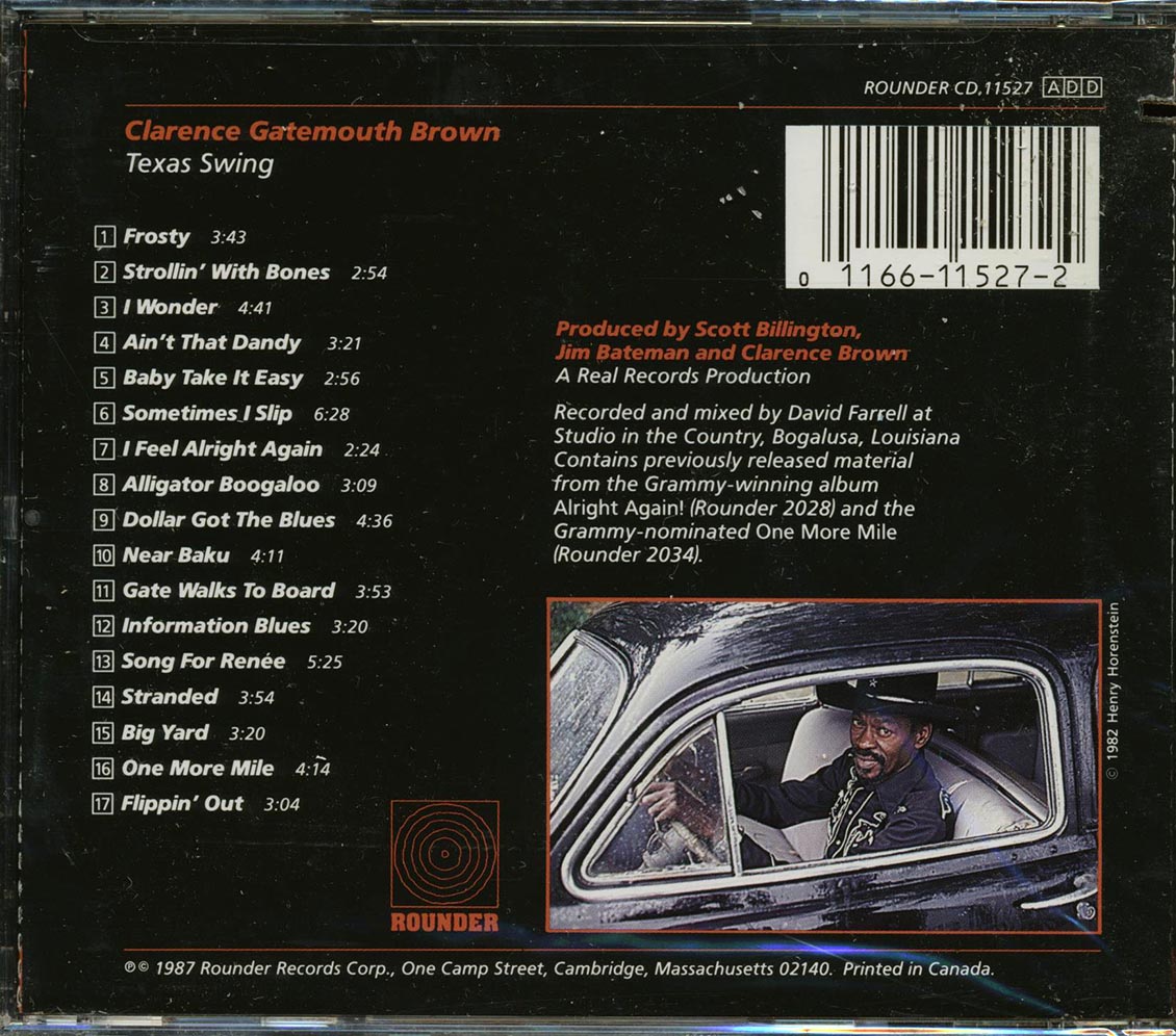 Clarence Gatemouth Brown - Texas Swing (marked/ltd stock)