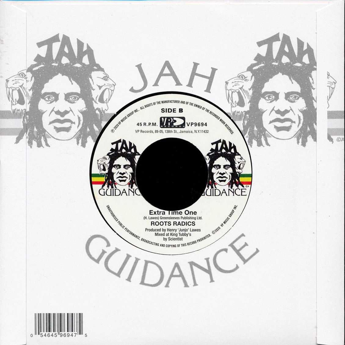 Johnny Osbourne - Ice Cream Love  /  The Roots Radics - Extra Time One