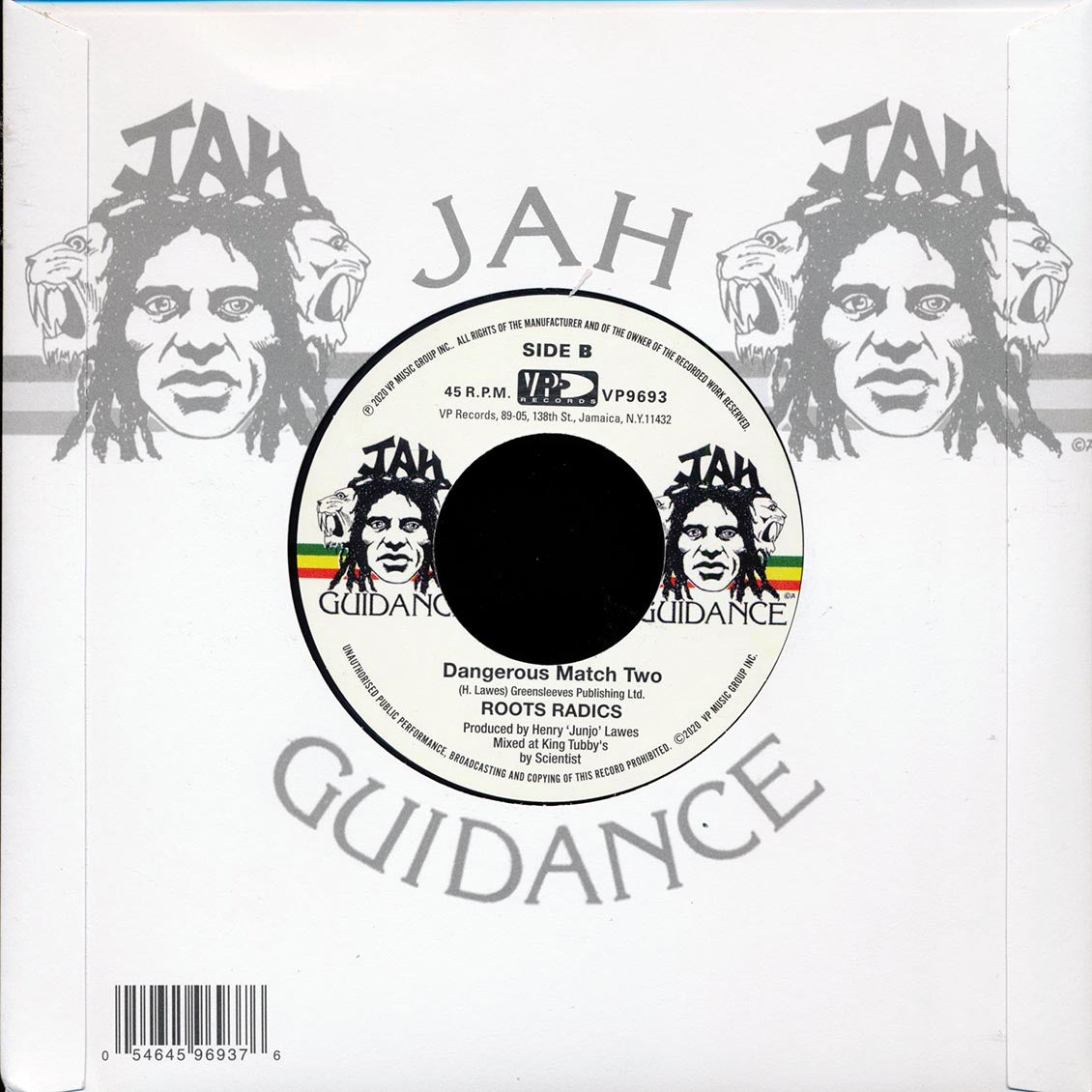 Hugh Mundell - Rasta Have The Handle  /  The Roots Radics - Dangerous Match Two