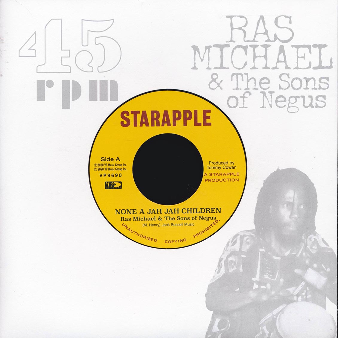 Ras Michael & The Sons Of Negus - None A Jah Jah Children  /  Ras Michael & The Sons Of Negus - Jah Glory (Version) (rhythm: "None A Jah Jah Children No Cry")