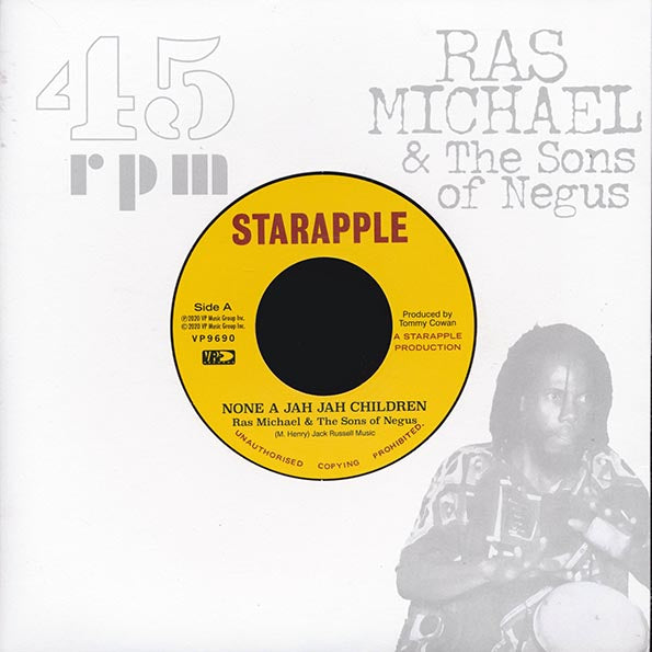 Ras Michael & The Sons Of Negus - None A Jah Jah Children  /  Ras Michael & The Sons Of Negus - Jah Glory (Version) (rhythm: "None A Jah Jah Children No Cry")
