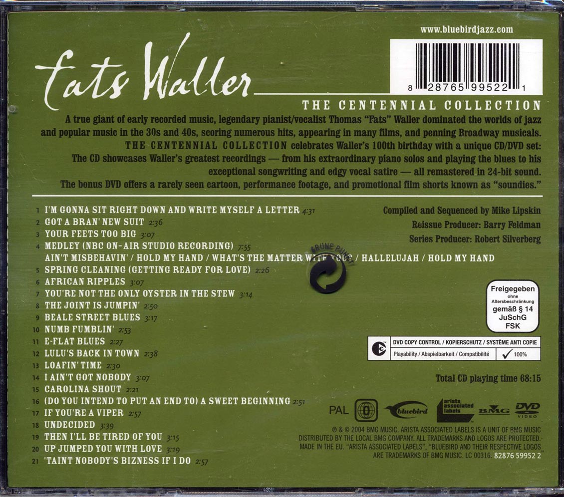 Fats Waller - The Centennial Collection (21 tracks)