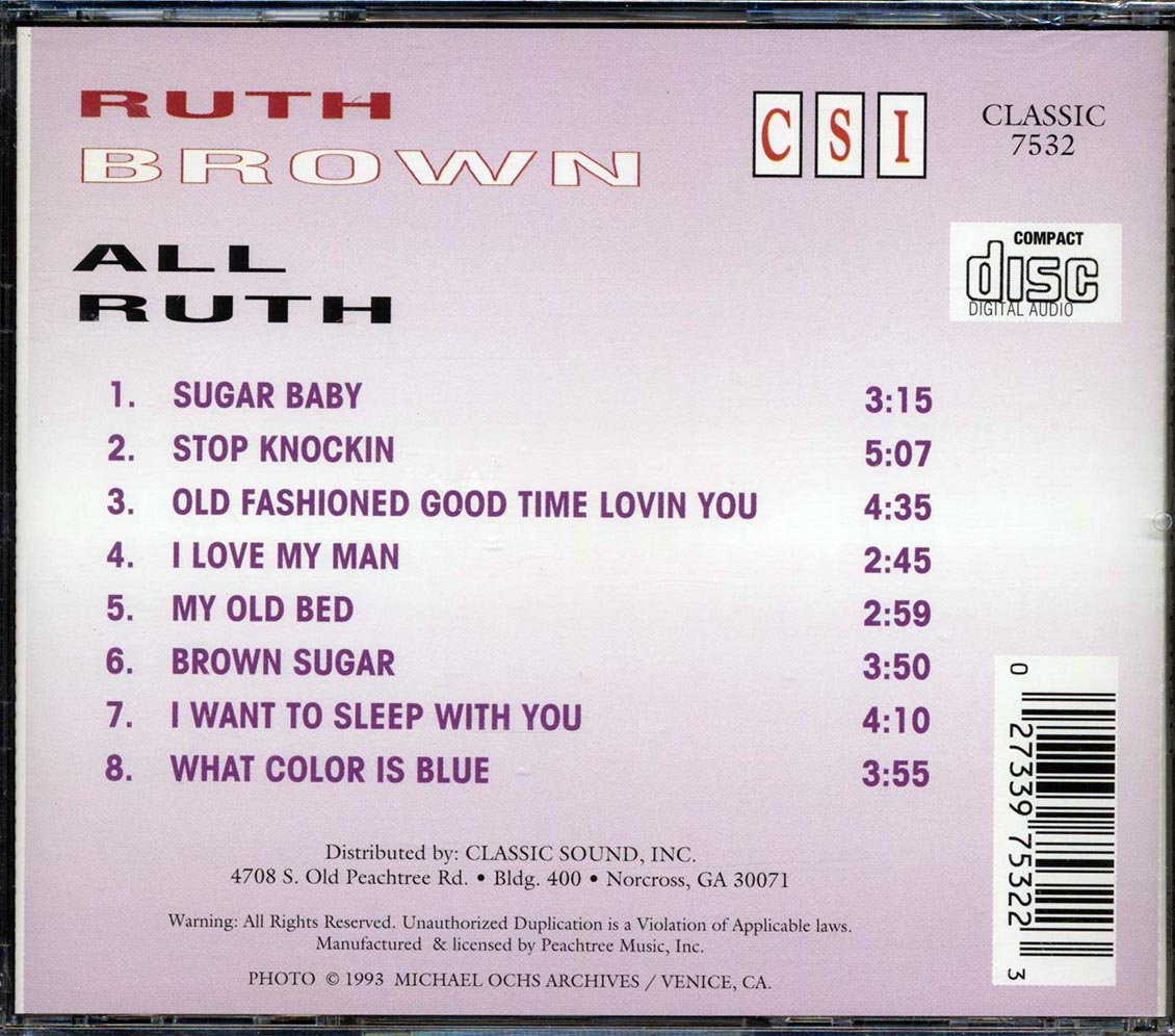 Ruth Brown - All Ruth