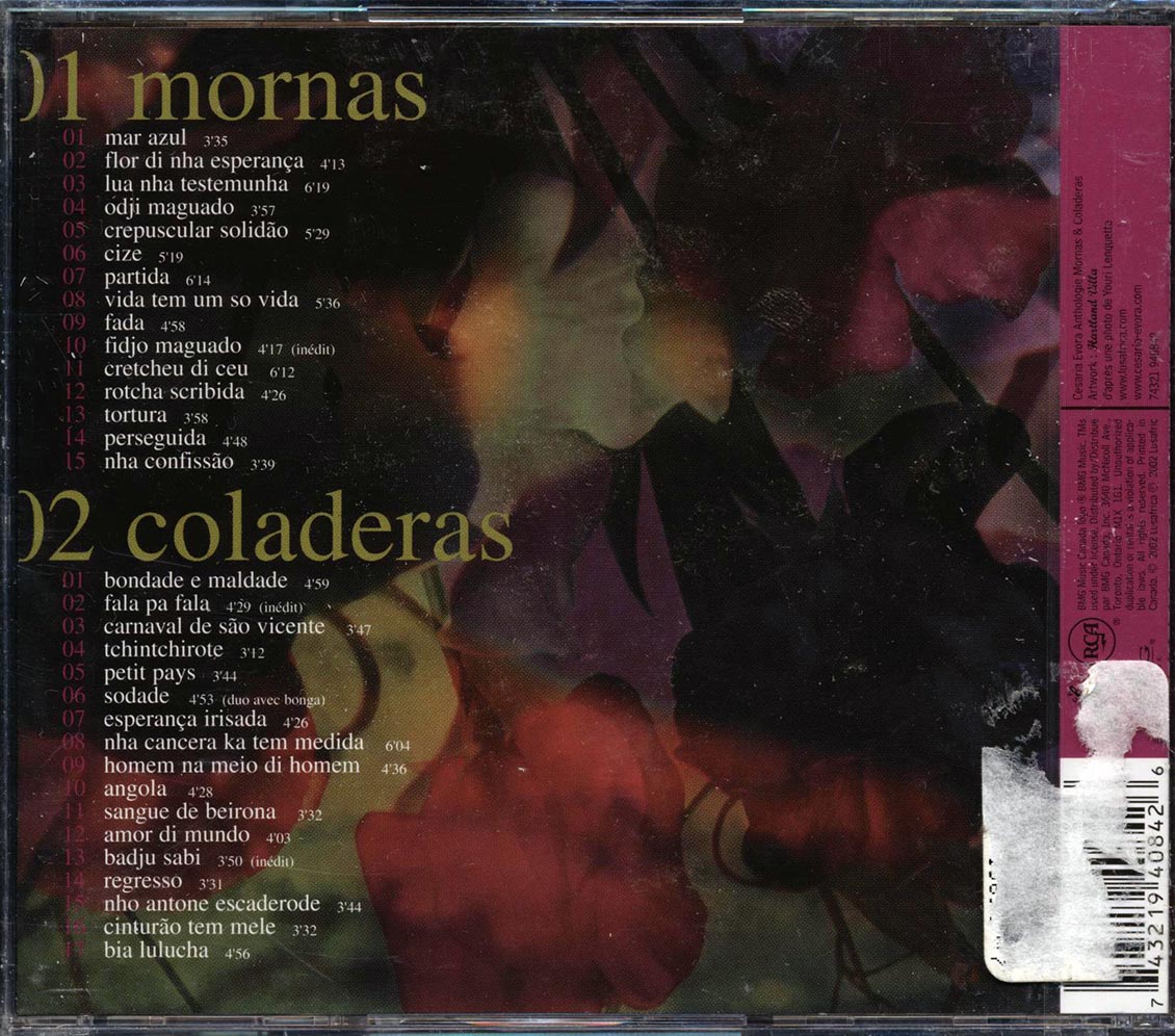 Cesaria Evora - Anthologie: Mornas & Coladeras (2xCD)