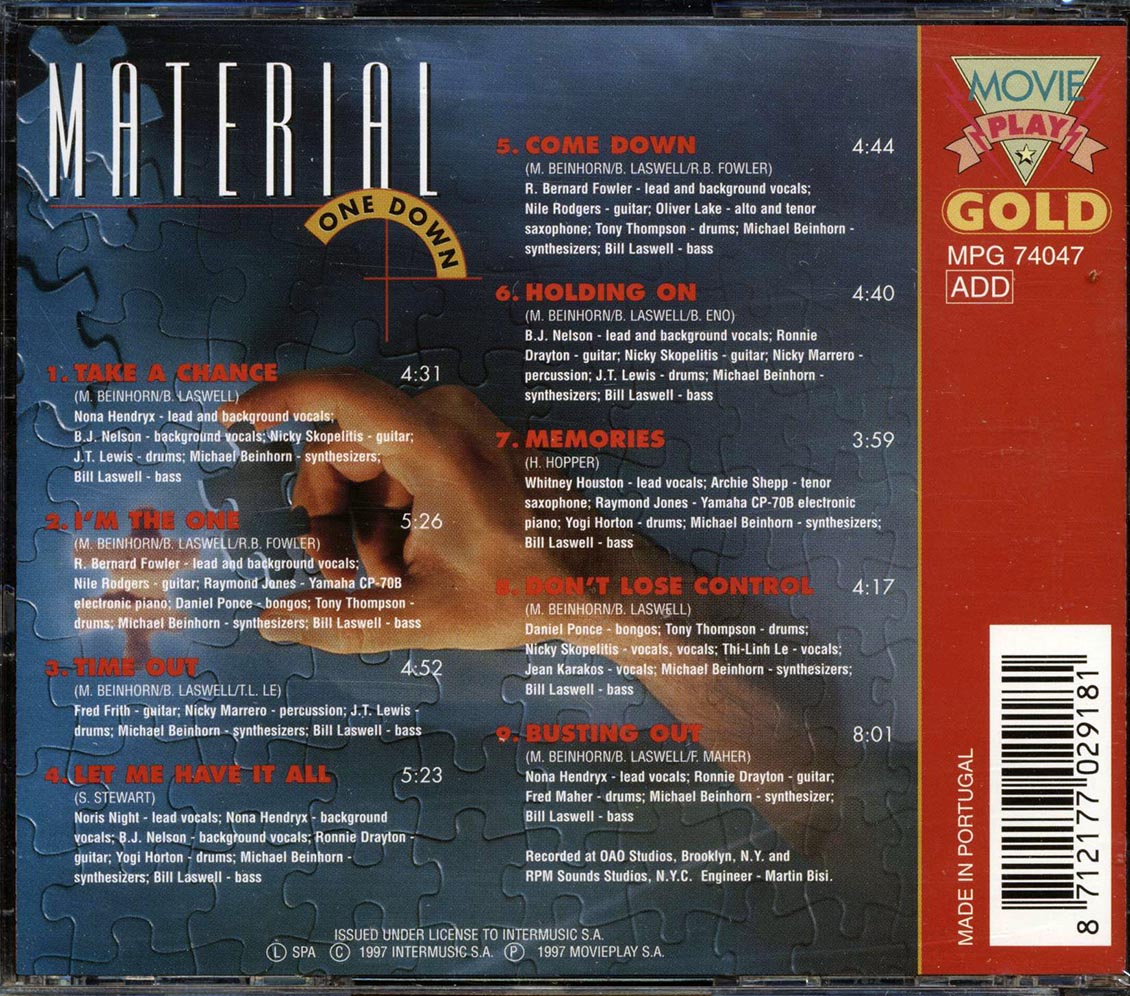 Material - One Down