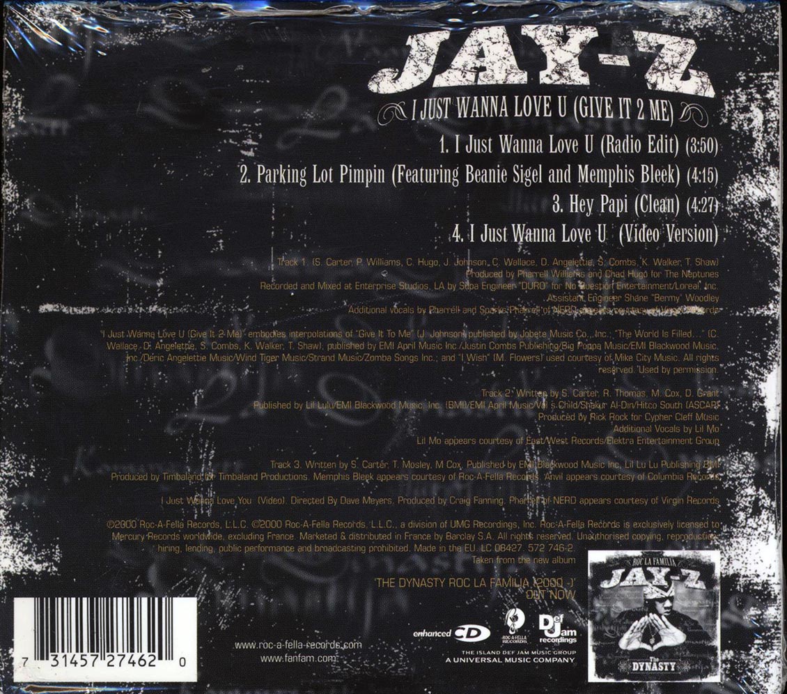 Jay-Z - I Just Wanna Love U: Give It To Me