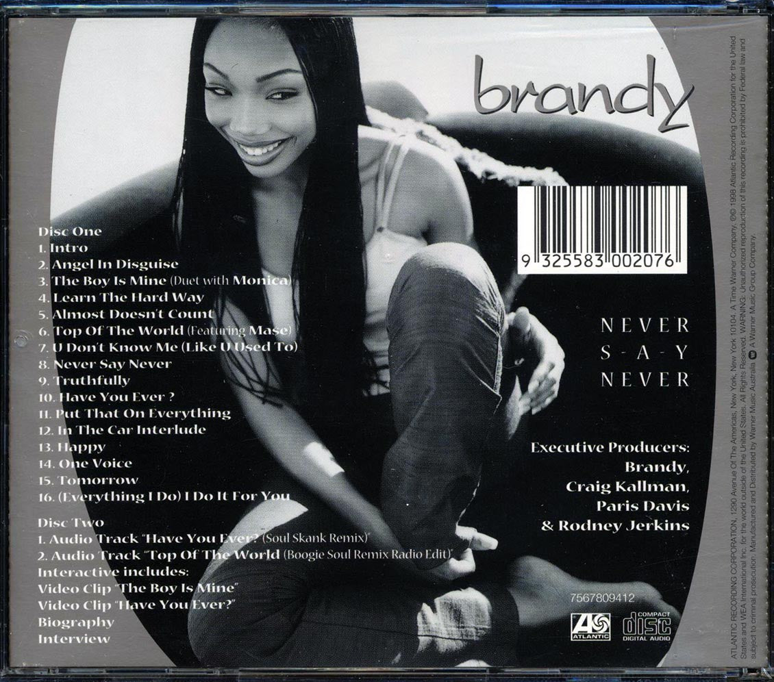 Brandy - Never Say Never (2xCD)