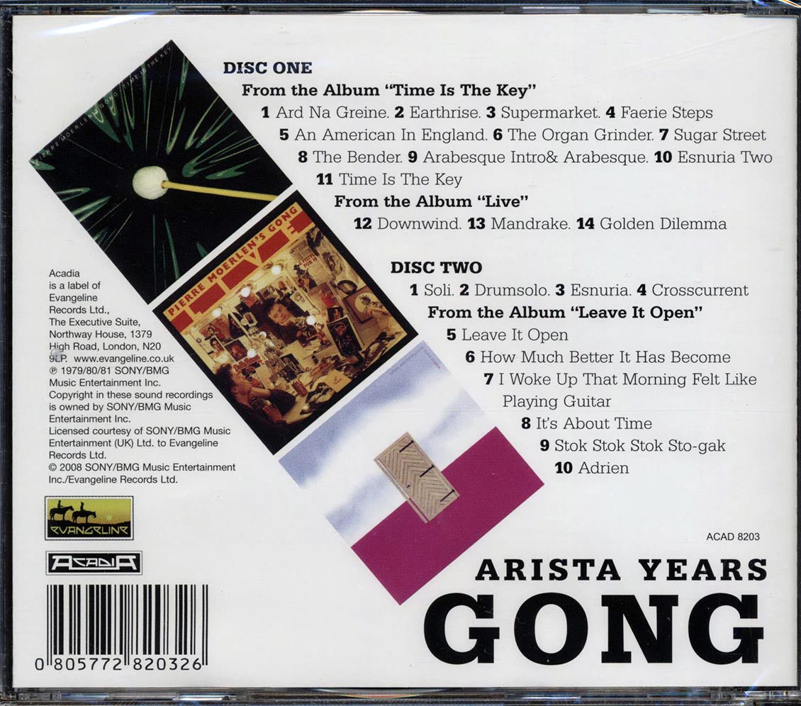 Gong - Arista Years (24 tracks) (2xCD)