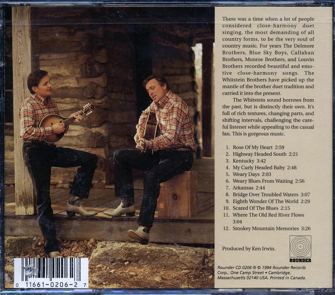The Whitstein Brothers - Rose Of My Heart