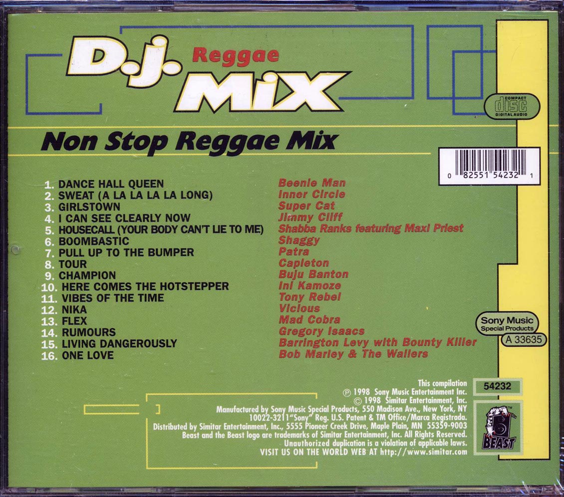 Beenie Man, Inner Circle, Super Cat, Shaggy, Etc. - DJ Reggae Mix