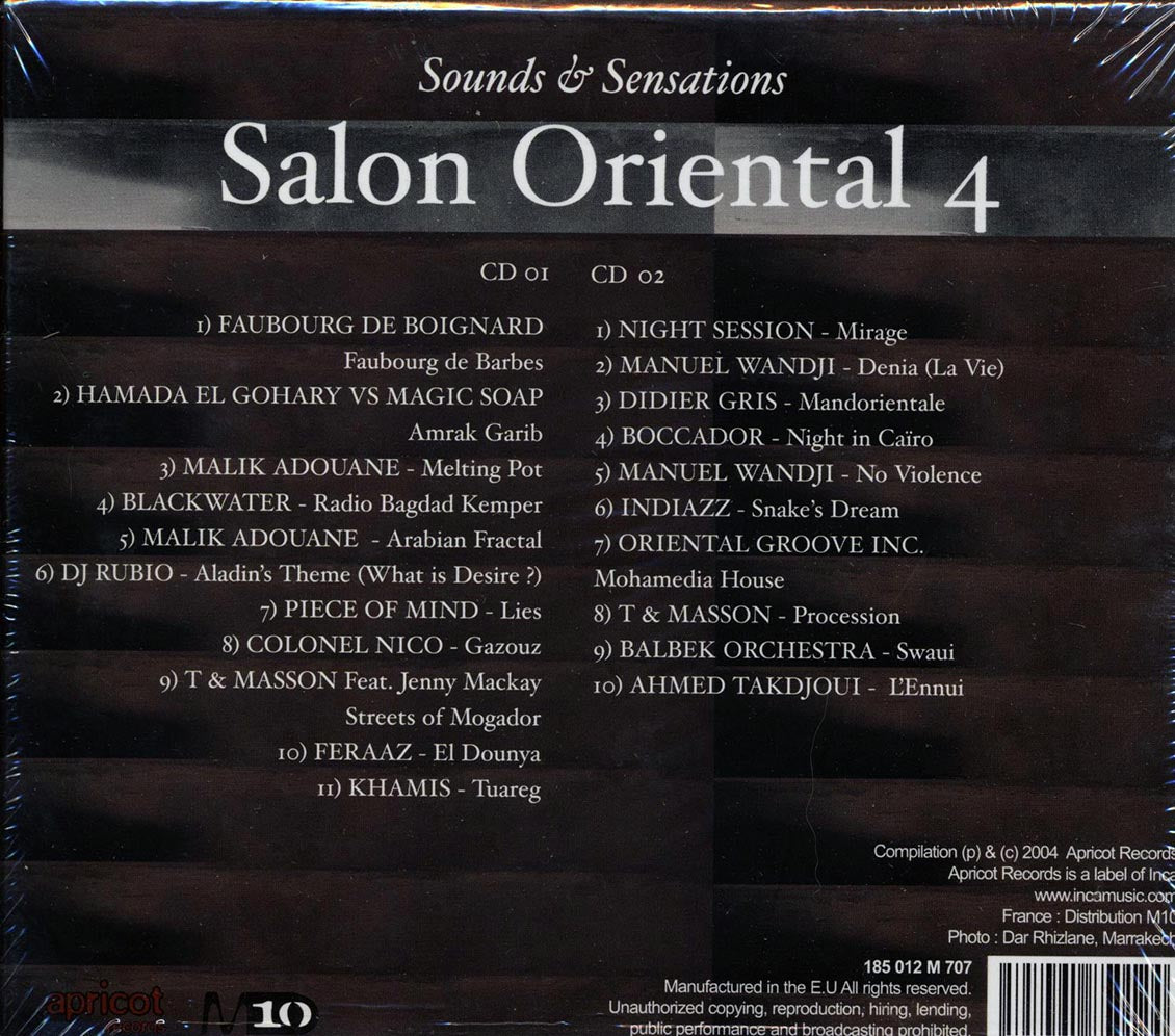 Faubourg De Boignard, Malik Adouane, Blackwater, Etc. - Salon Oriental 4: Sounds & Sensations (2xCD) (box set)