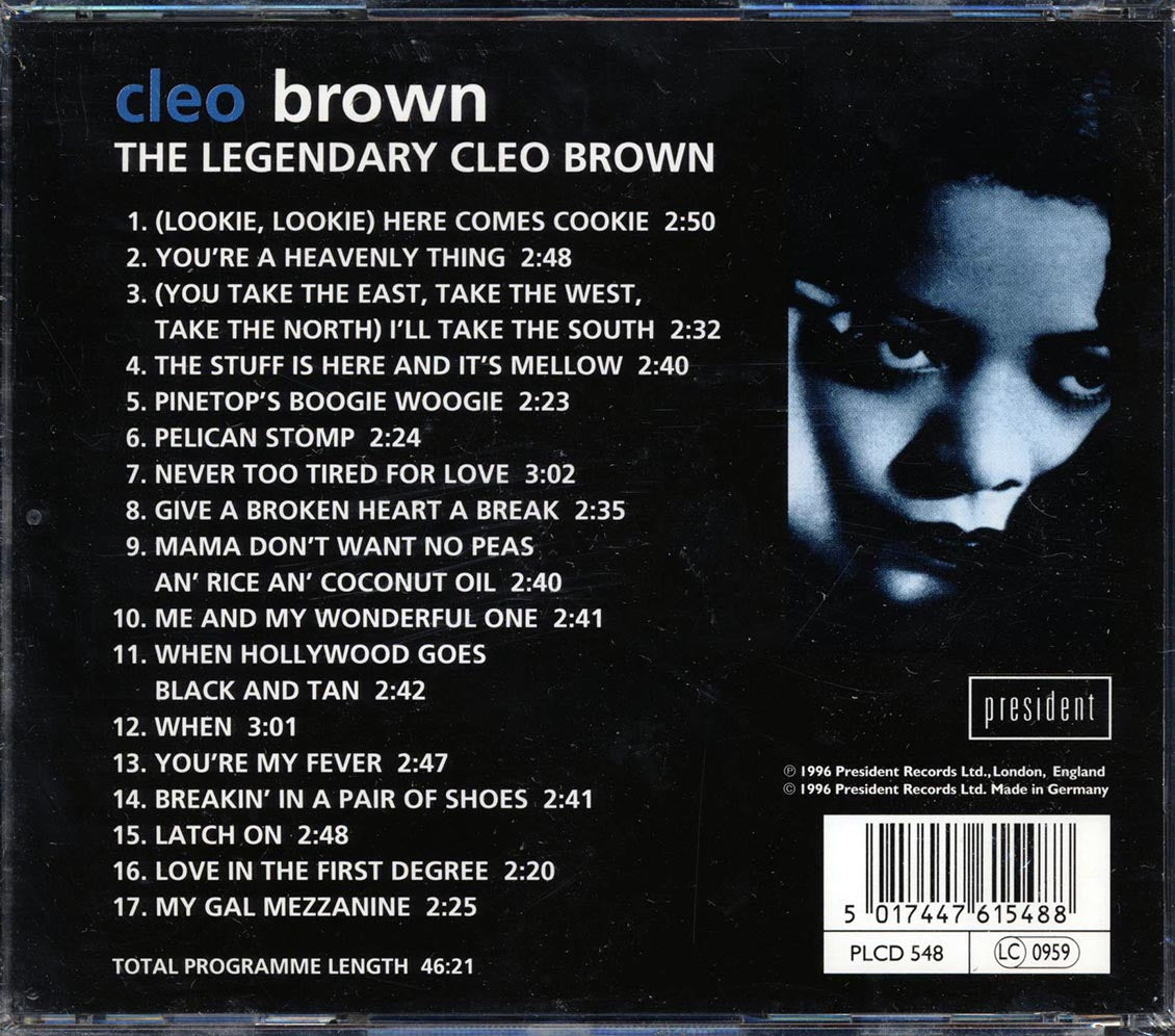 Cleo Brown - The Legendary Cleo Brown