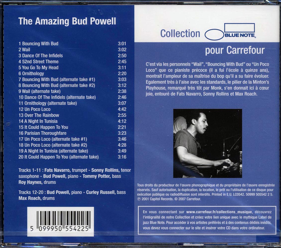 Bud Powell - The Amazing Bud Powell (20 tracks)