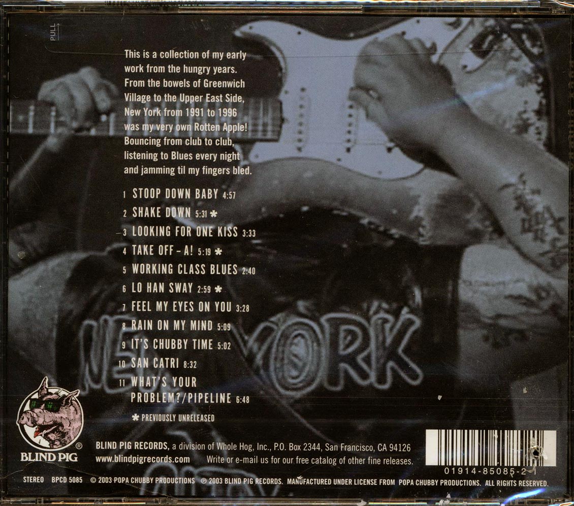 Popa Chubby - The Hungry Years (marked/ltd stock)