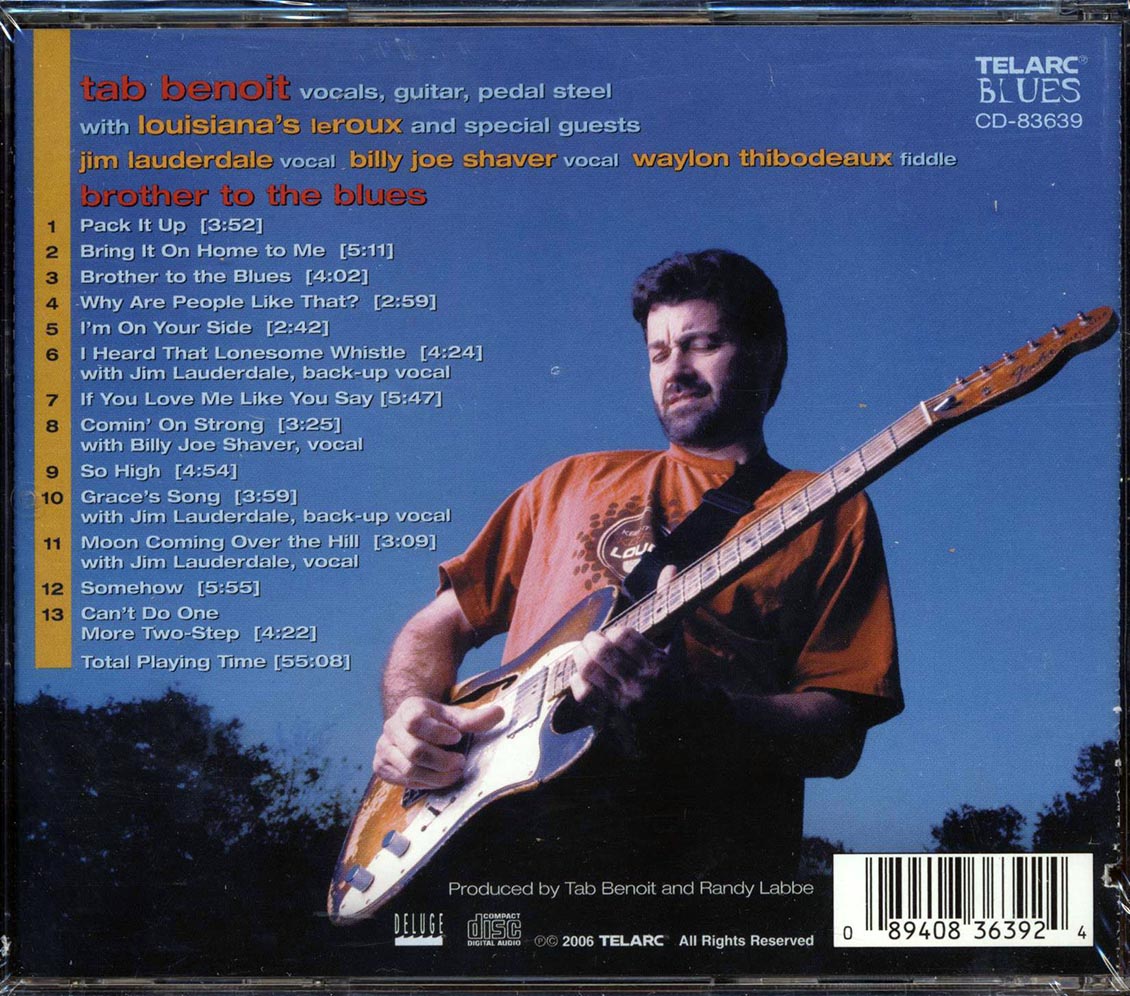 Tab Benoit, Louisiana's Leroux - Brother To The Blues (marked/ltd stock)