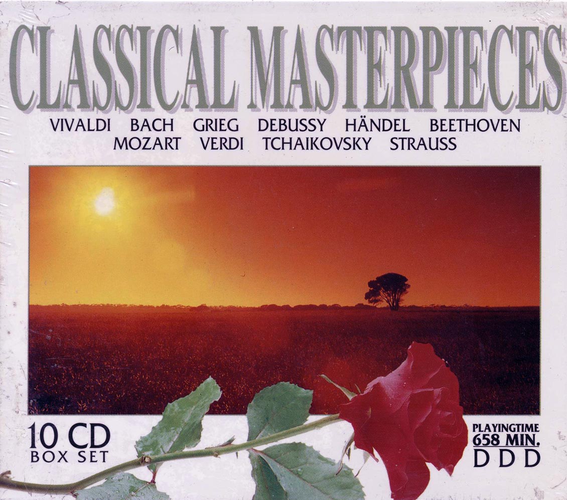 Vivaldi, Bach, Grieg, Mozart, Verdi, Etc. - Classical Masterpieces (10xCD) (box set)