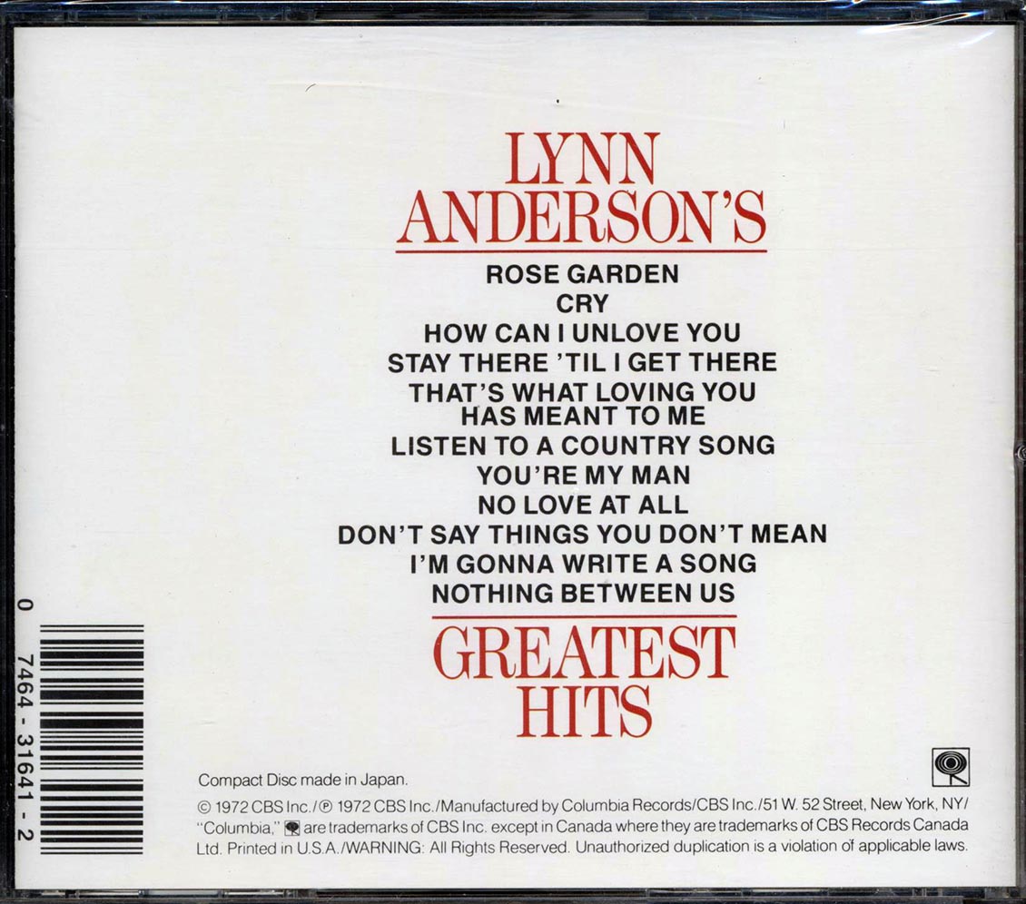 Lynn Anderson - Lynn Anderson's Greatest Hits