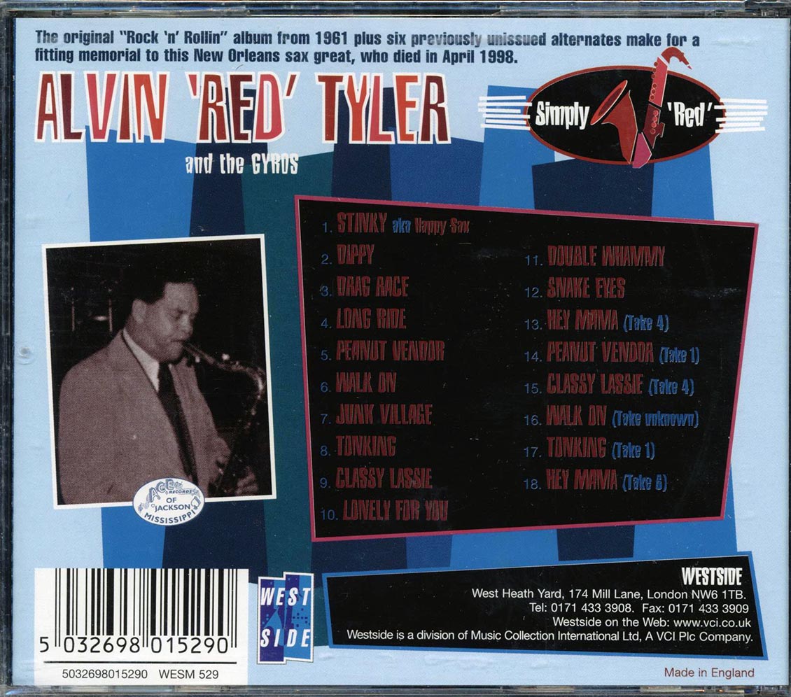 Alvin Red Tyler & The Gyros - Simply Red