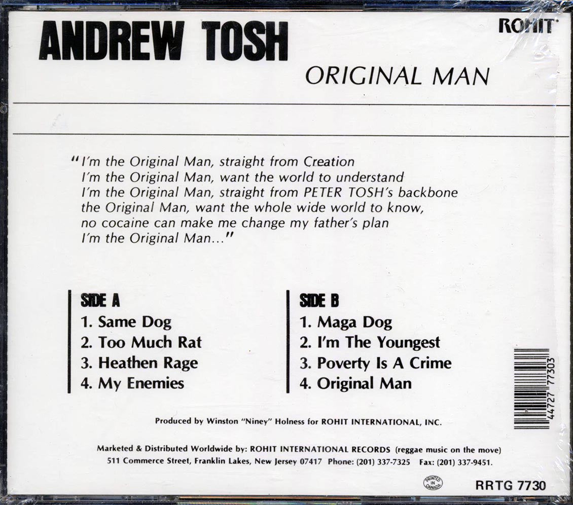 Andrew Tosh - Original Man