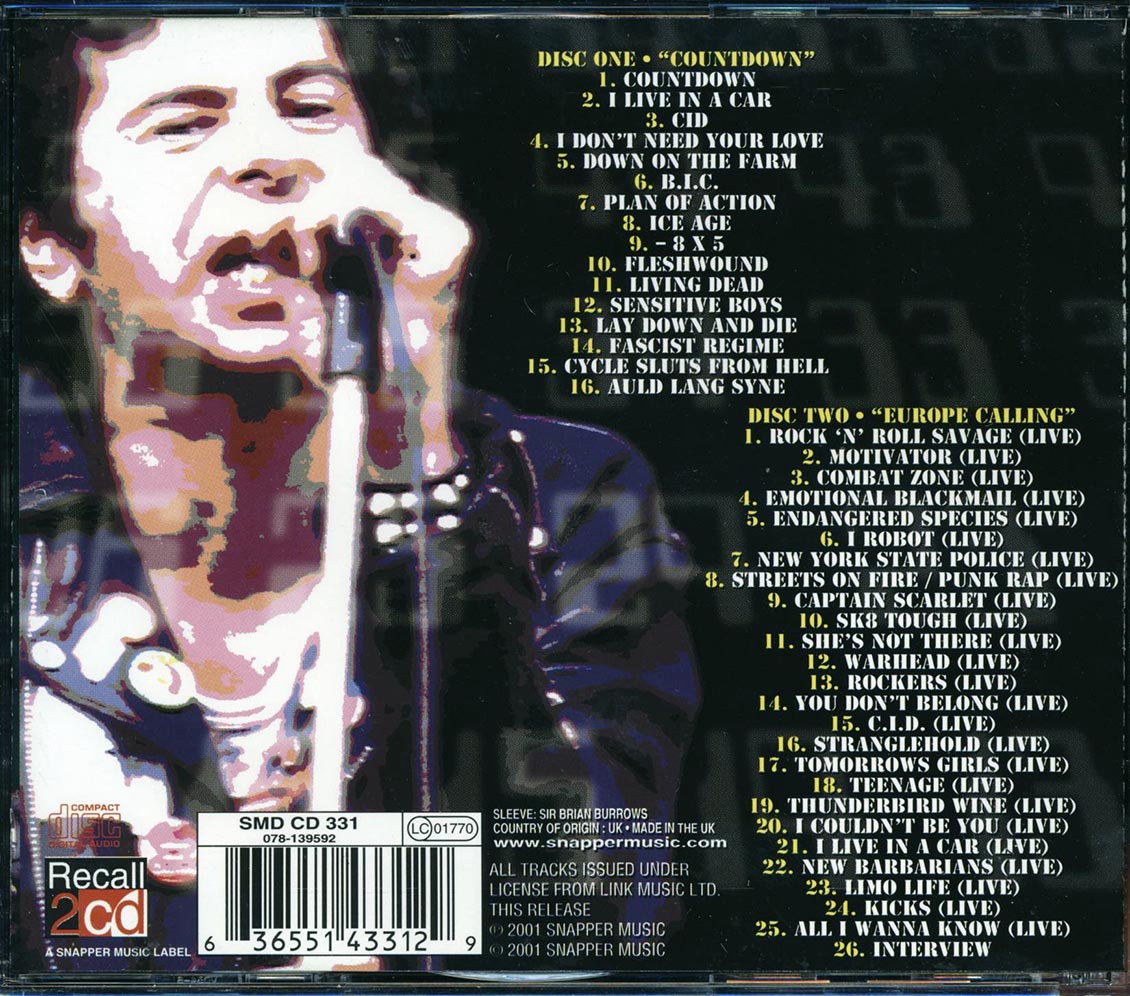 UK Subs - Countdown (2xCD)