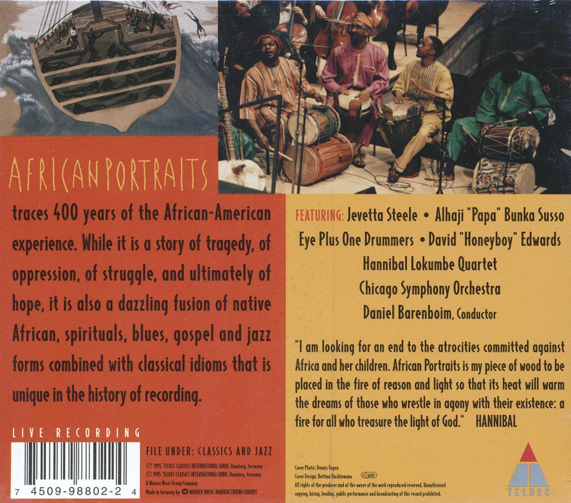 Hannibal, Chicago Symphony Orchestra, Barenboim - African Portraits